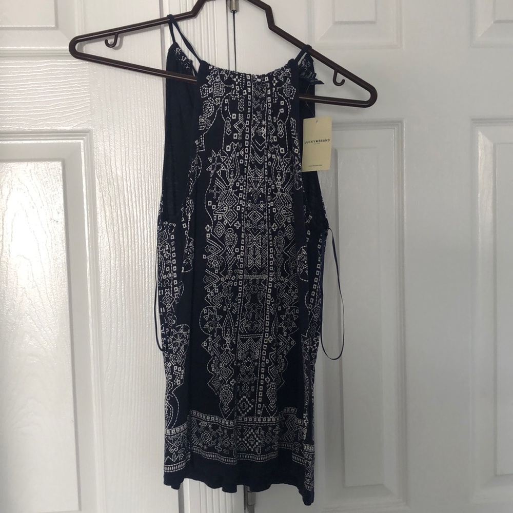 Lucky Brand high neck tank top